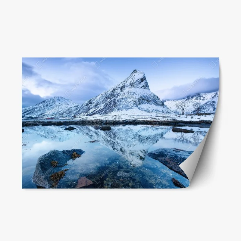 Adesivo riposizionabile riflessi artici in Norvegia