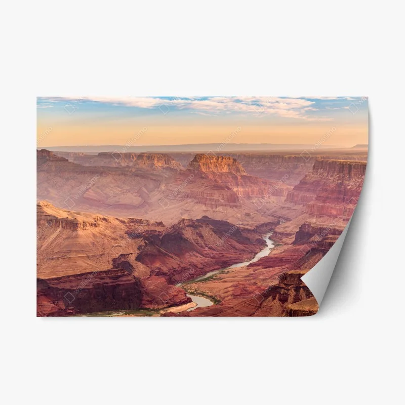 Adesivo riposizionabile panorama del Grand Canyon al tramonto