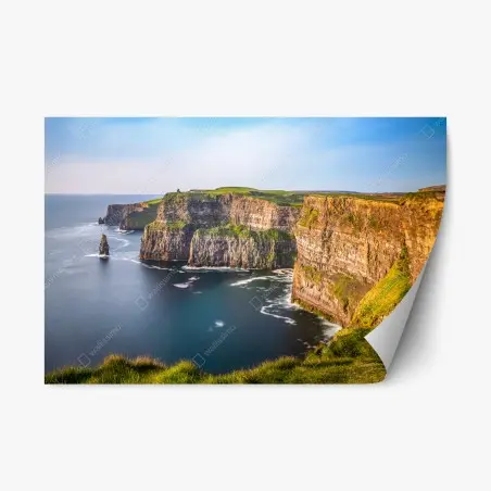 Adesivo riposizionabile panorama delle Scogliere di Moher • Wallissimo®
