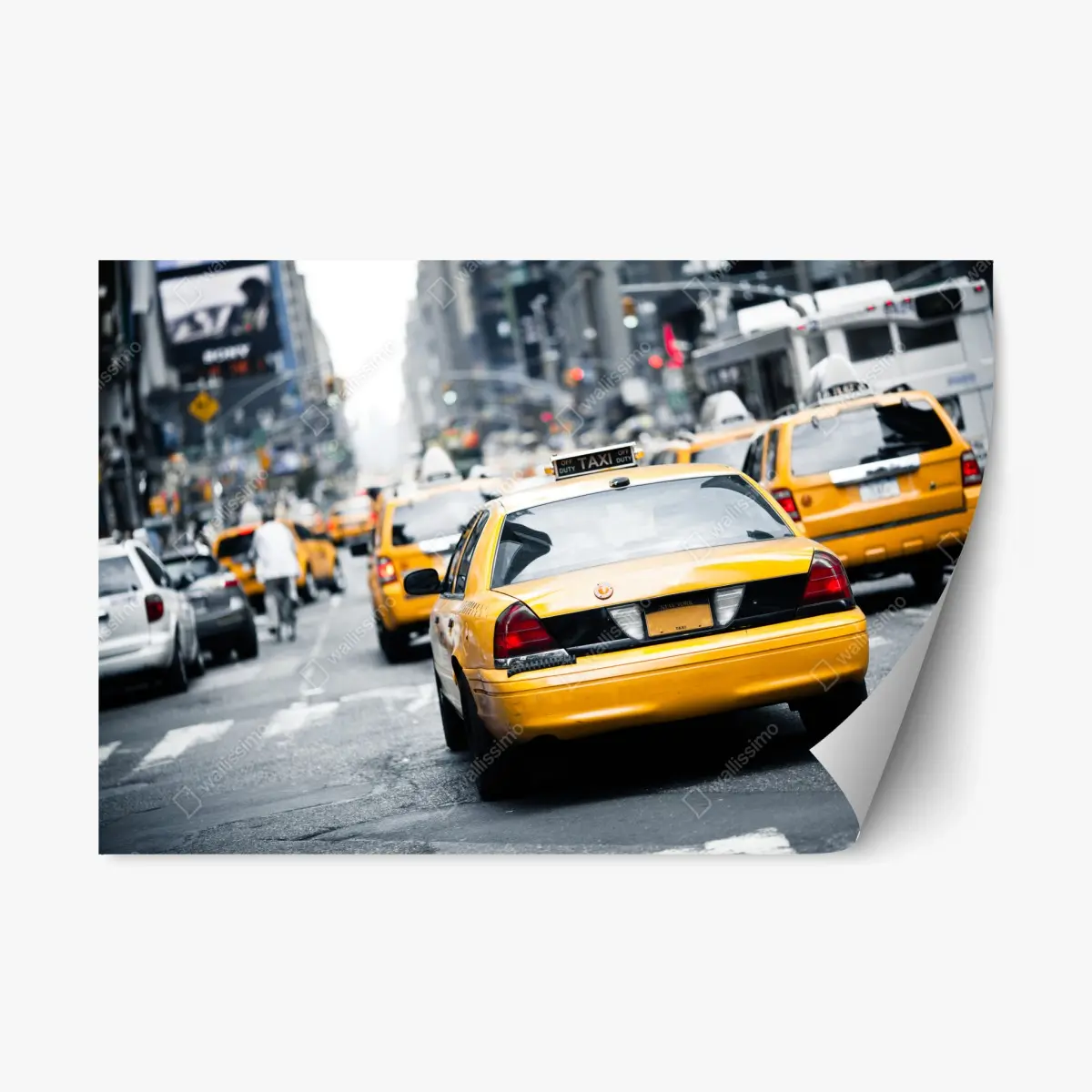 Adesivo riposizionabile vibrazioni urbane a New York • Wallissimo®