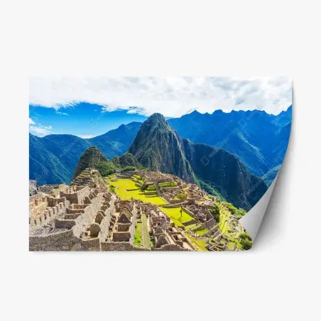 Adesivo riposizionabile mistero delle rovine di Machu Picchu • Wallissimo®