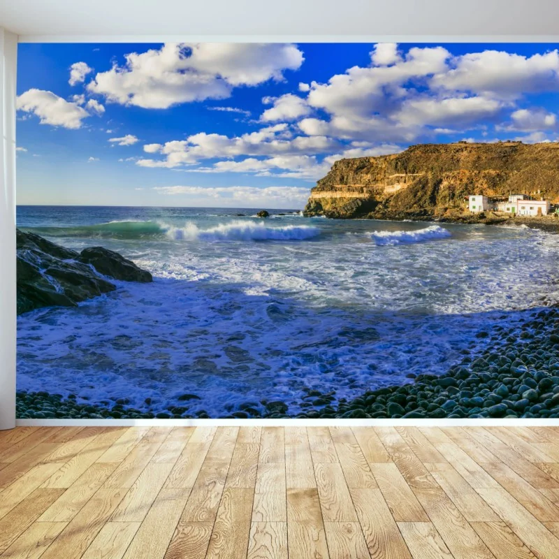 Carta da parati paesaggio costiero a Puertito de los Molinos, Fuerteventura