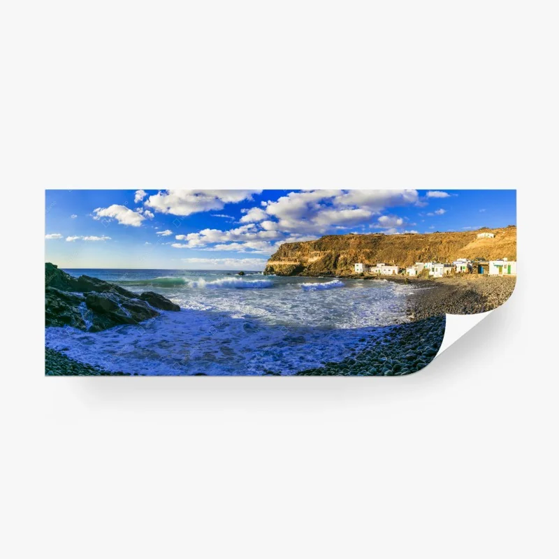 Carta da parati paesaggio costiero a Puertito de los Molinos, Fuerteventura