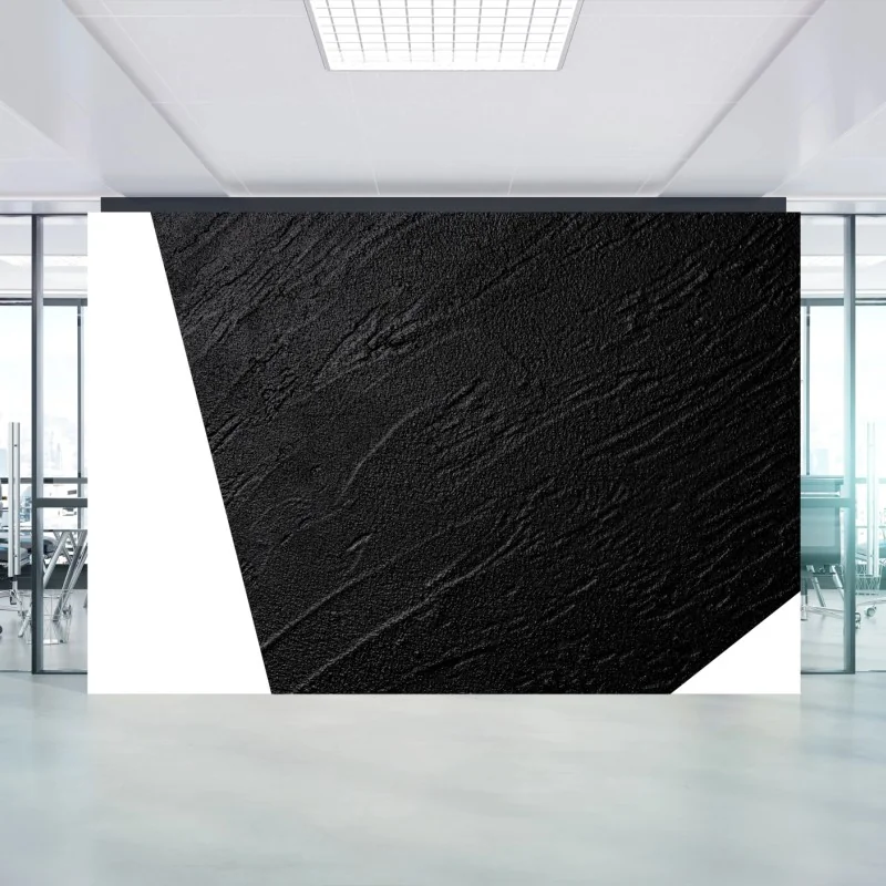 Carta da parati texture nera materica diagonale