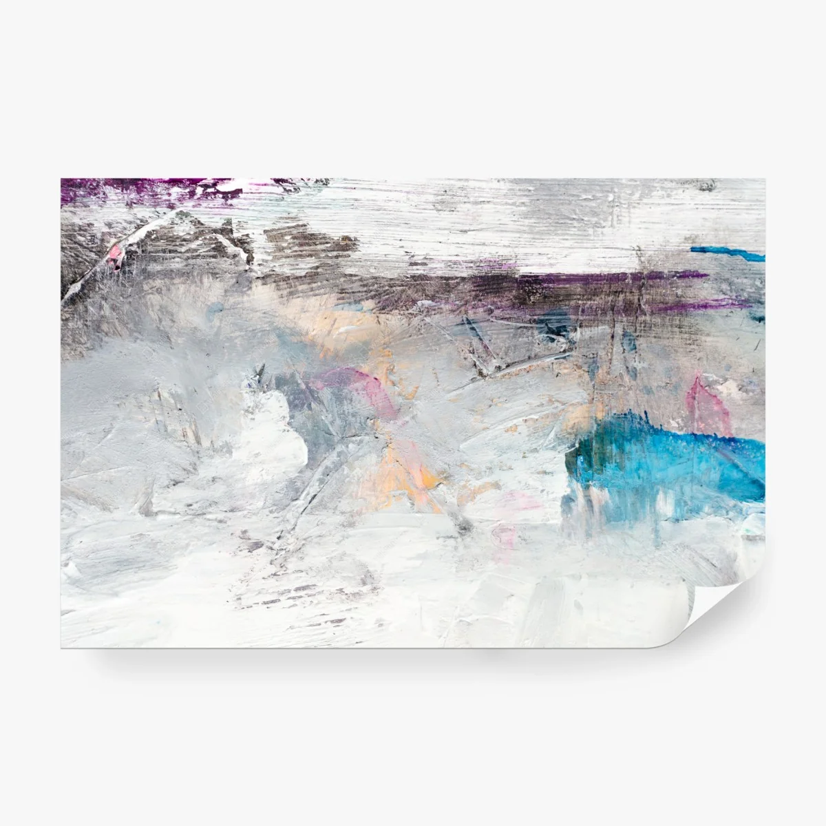 Carta da parati composizione astratta in texture pastello • Wallissimo® Carta da parati composizione astratta in texture pastello • Wallissimo®