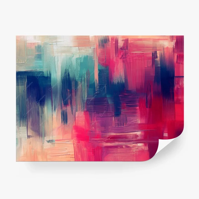 Carta da parati vibrazioni cromatiche astratte