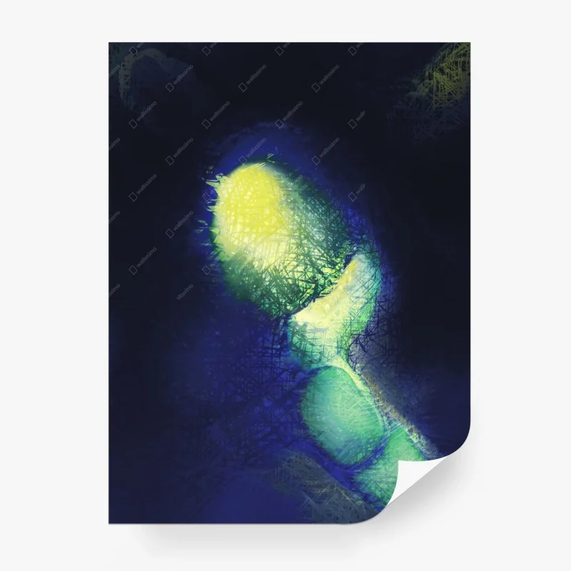 Carta da parati esplosione luminosa astratta • Wallissimo® Carta da parati esplosione luminosa astratta • Wallissimo®