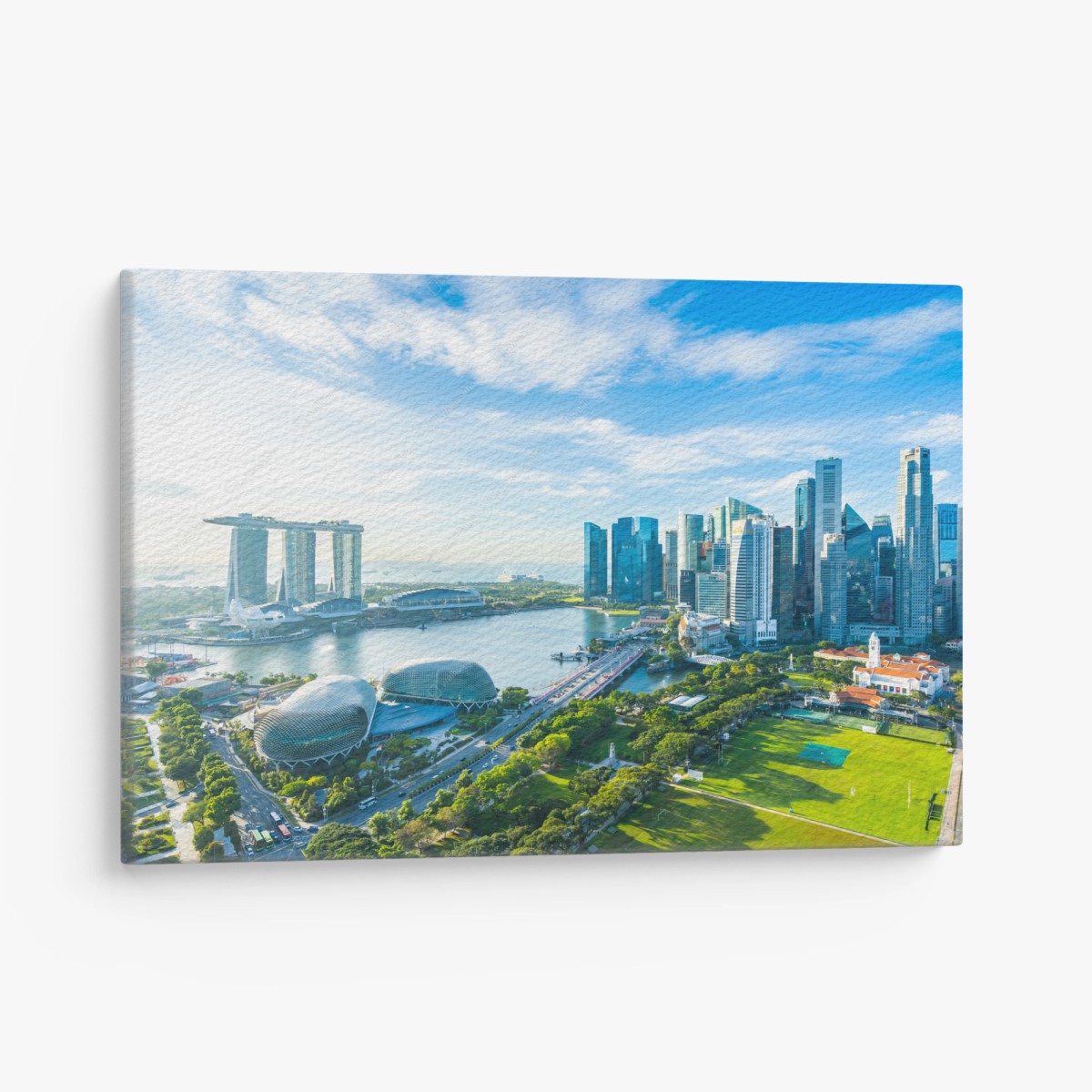 Quadro su tela orizzonte moderno di Singapore • Wallissimo®