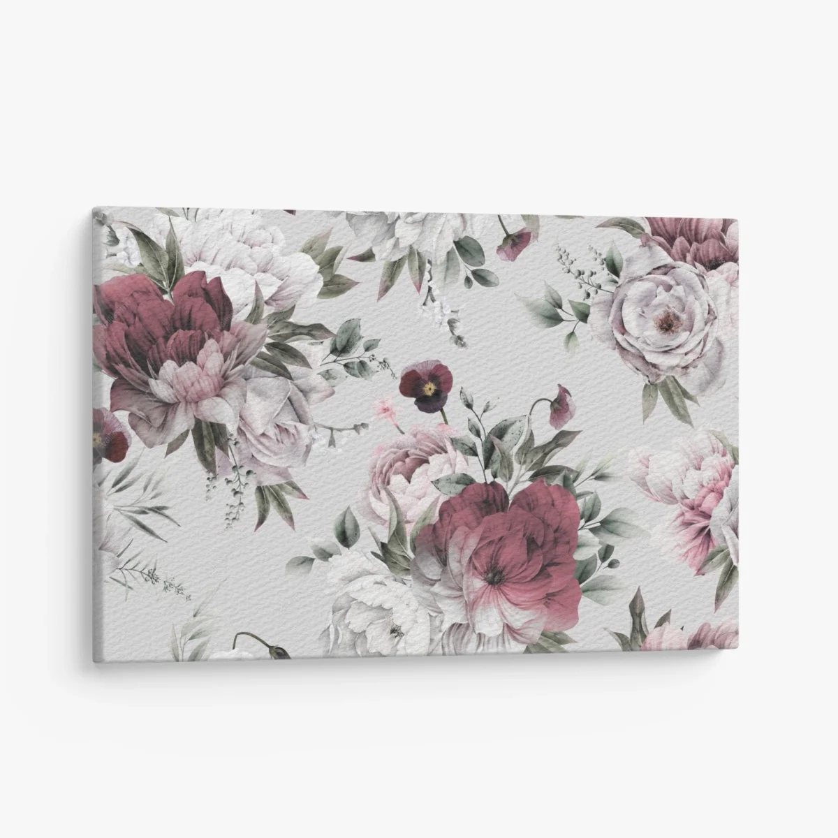 Quadro su tela elegante motivo di peonie acquerellate • Wallissimo® Quadro su tela elegante motivo di peonie acquerellate • Wallissimo®