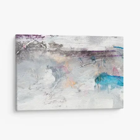 Quadro su tela composizione astratta in texture pastello • Wallissimo®