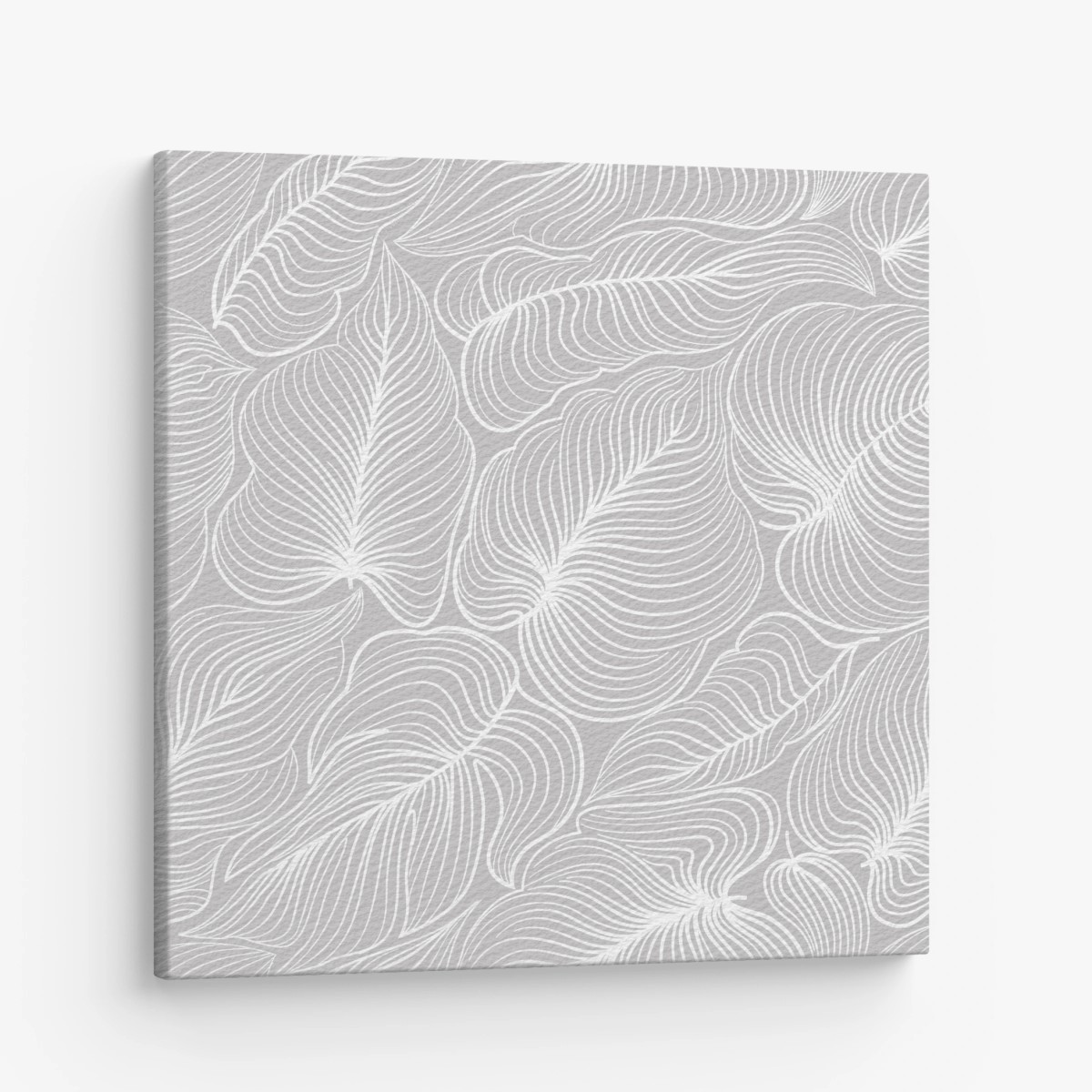 Quadro su tela elegante motivo floreale retrolineare • Wallissimo®