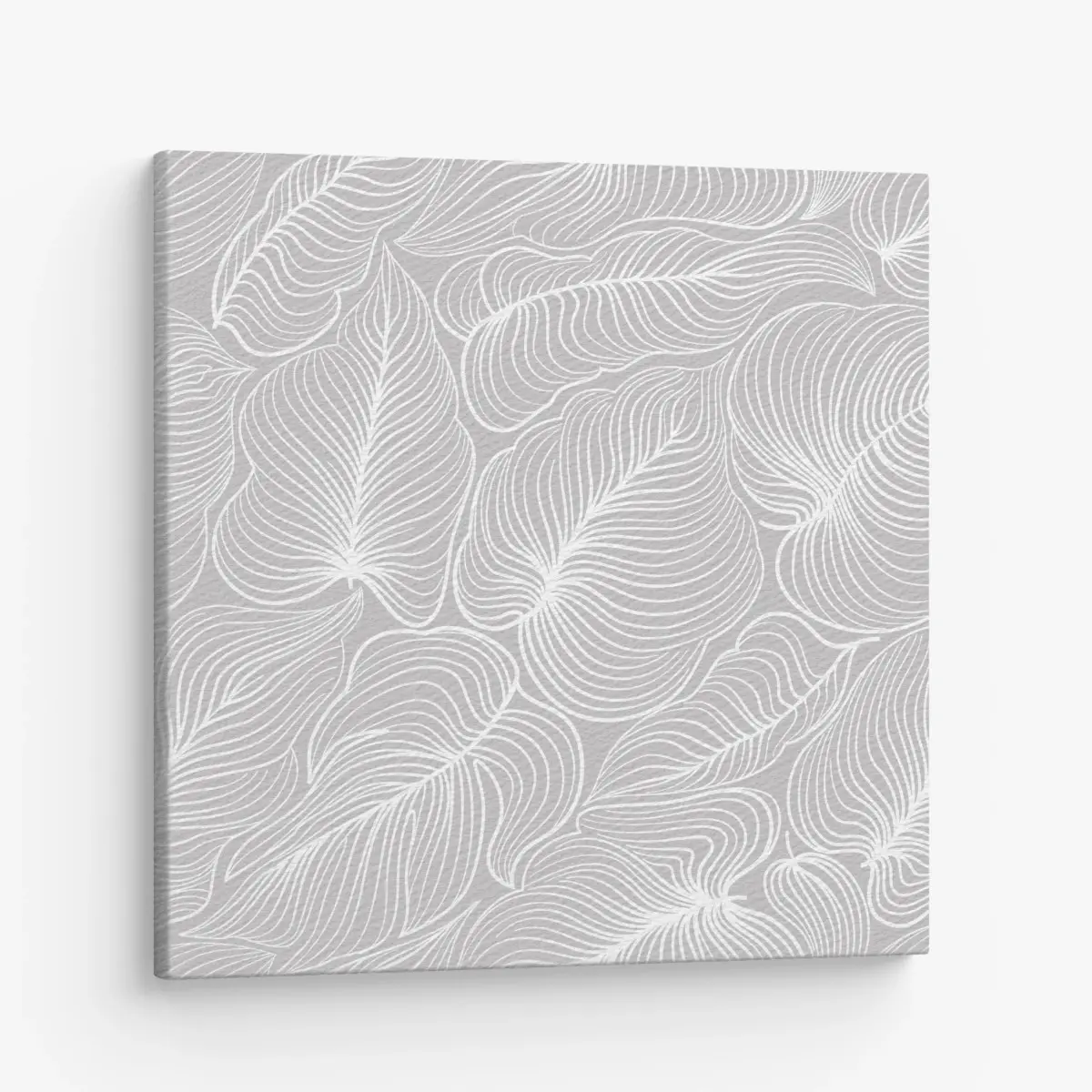 Quadro su tela elegante motivo floreale retrolineare • Wallissimo®