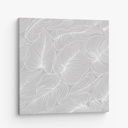 Quadro su tela elegante motivo floreale retrolineare • Wallissimo®