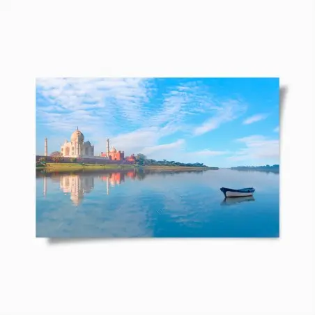 Poster riflessi del Taj Mahal all'alba • Wallissimo®