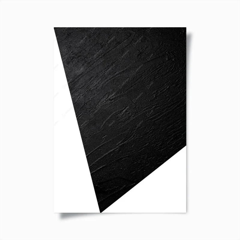 Poster texture nera materica diagonale