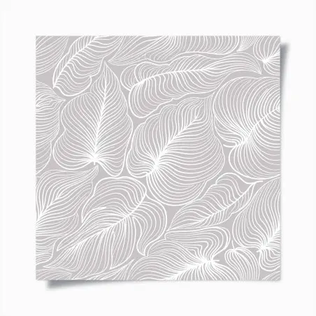 Poster elegante motivo floreale retrolineare • Wallissimo®