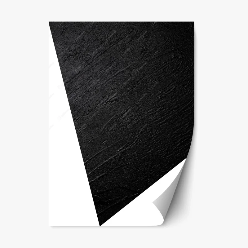 Adesivo riposizionabile texture nera materica diagonale