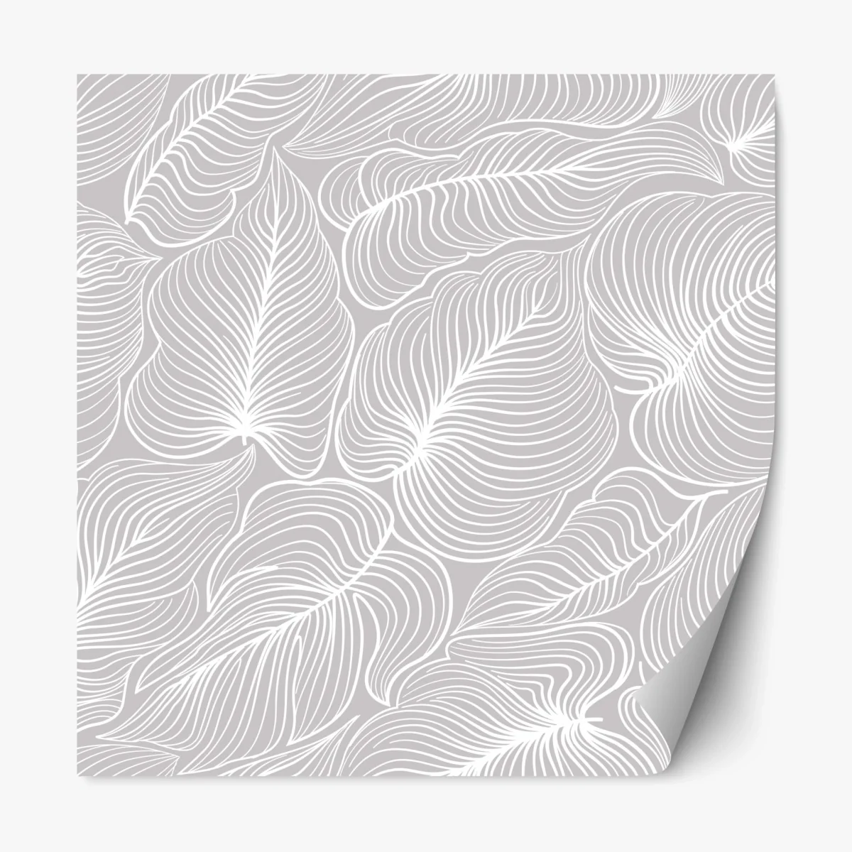 Adesivo riposizionabile elegante motivo floreale retrolineare • Wallissimo® Adesivo riposizionabile elegante motivo floreale retrolineare • Wallissimo®