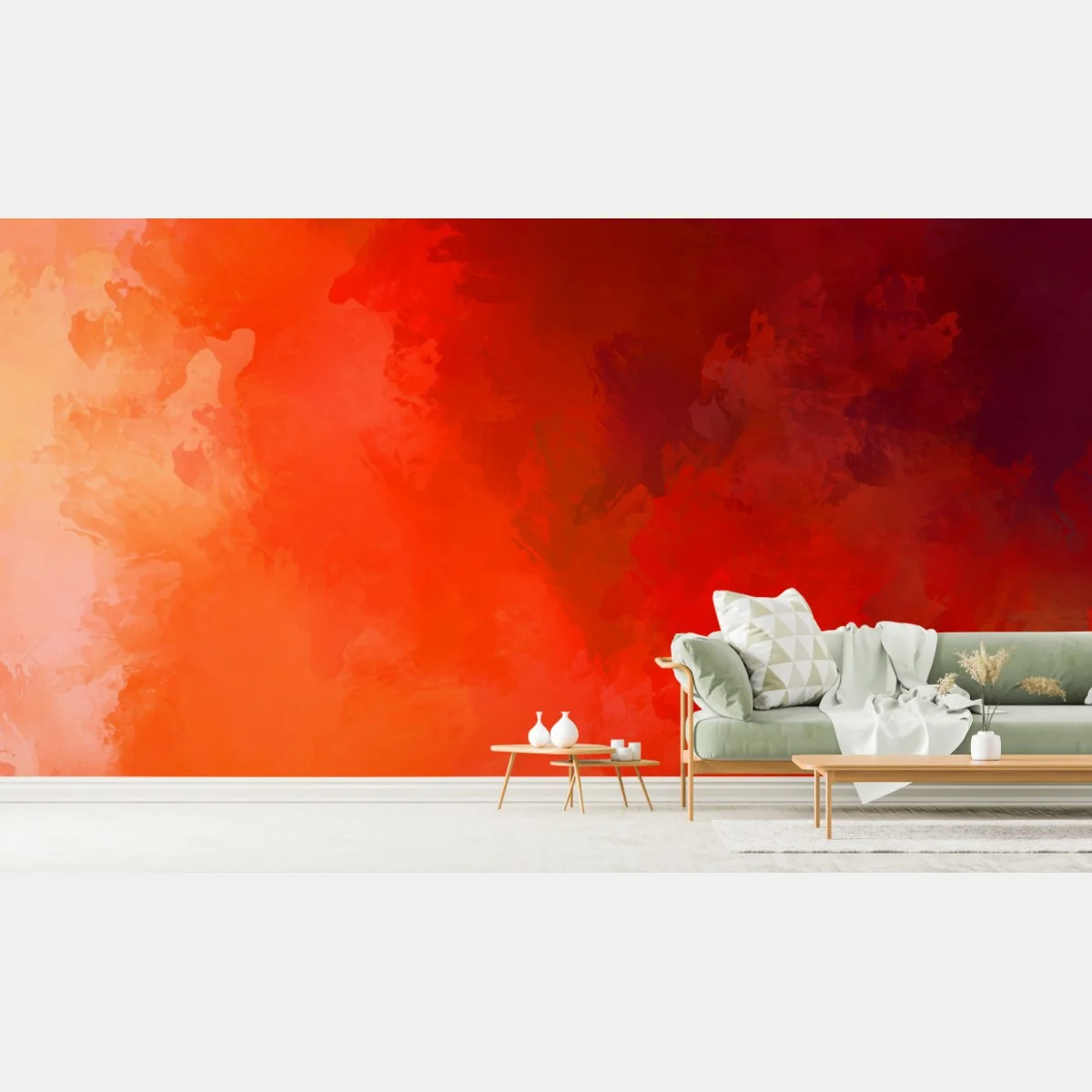 Carta da parati esplosione di colori astratta • Wallissimo® Carta da parati esplosione di colori astratta • Wallissimo®