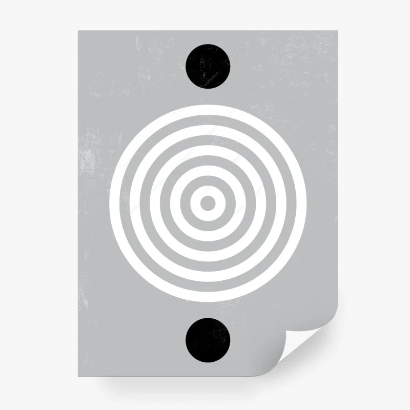 Carta da parati concentrici in equilibrio