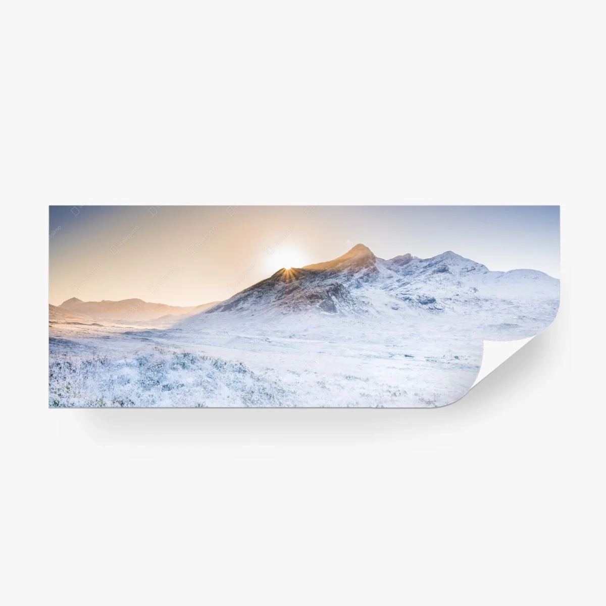 Carta da parati paesaggio invernale sulle Cuillin di Skye • Wallissimo® Carta da parati paesaggio invernale sulle Cuillin di Skye • Wallissimo®