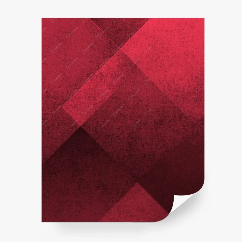 Carta da parati composizione geometrica rosso vintage