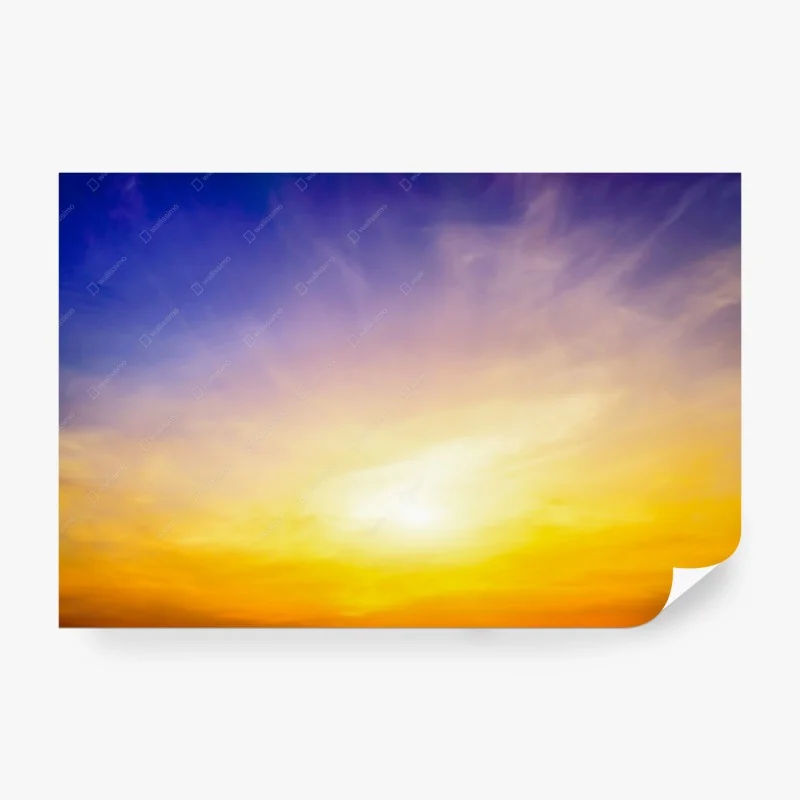 Carta da parati orizzonte dorato all'alba