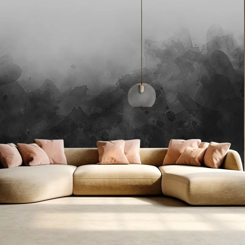 Carta da parati sfumature di grigio astratte