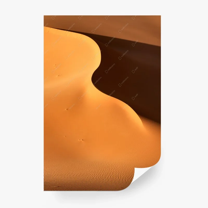 Carta da parati curve di dune dorate