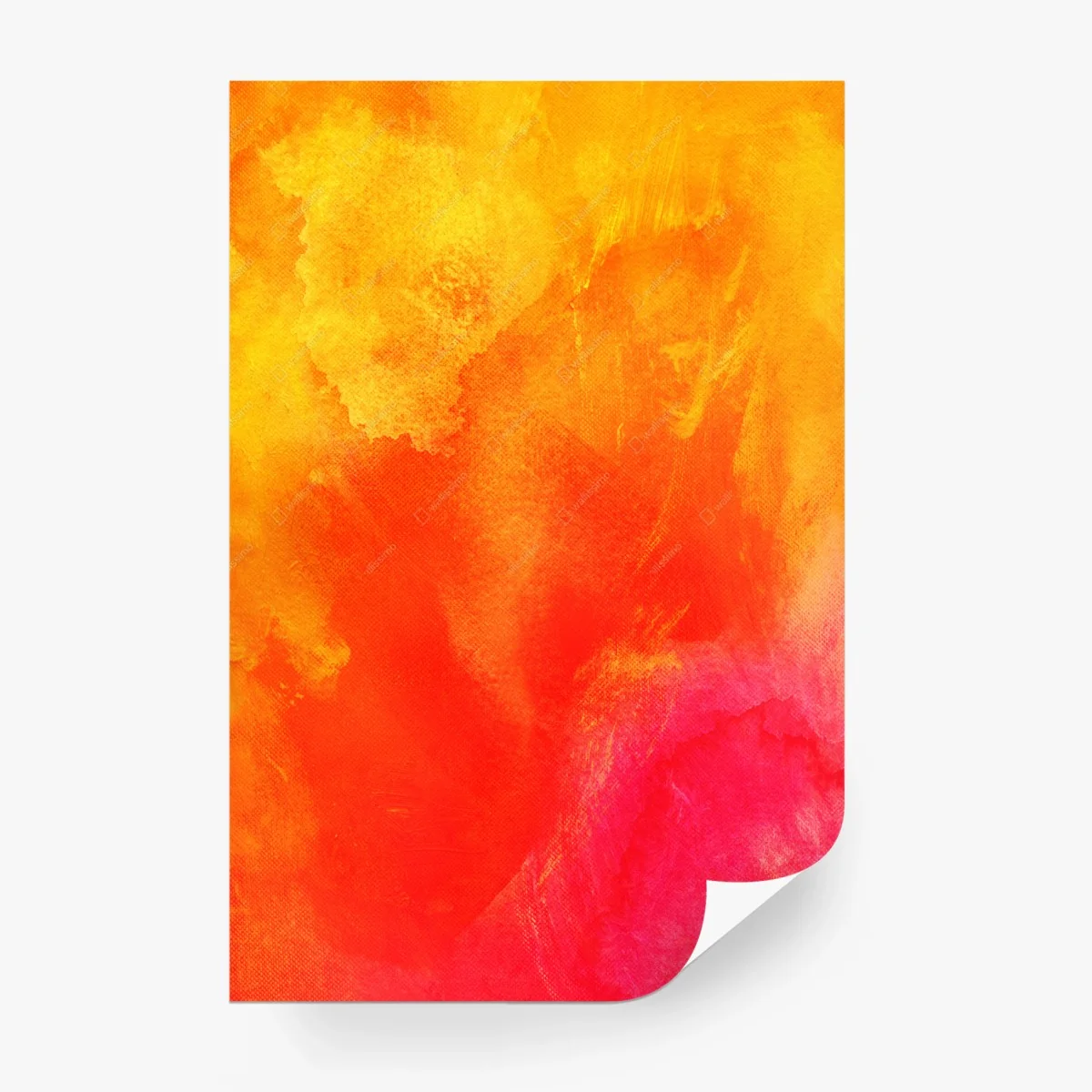 Carta da parati esplosione di colori caldi • Wallissimo®