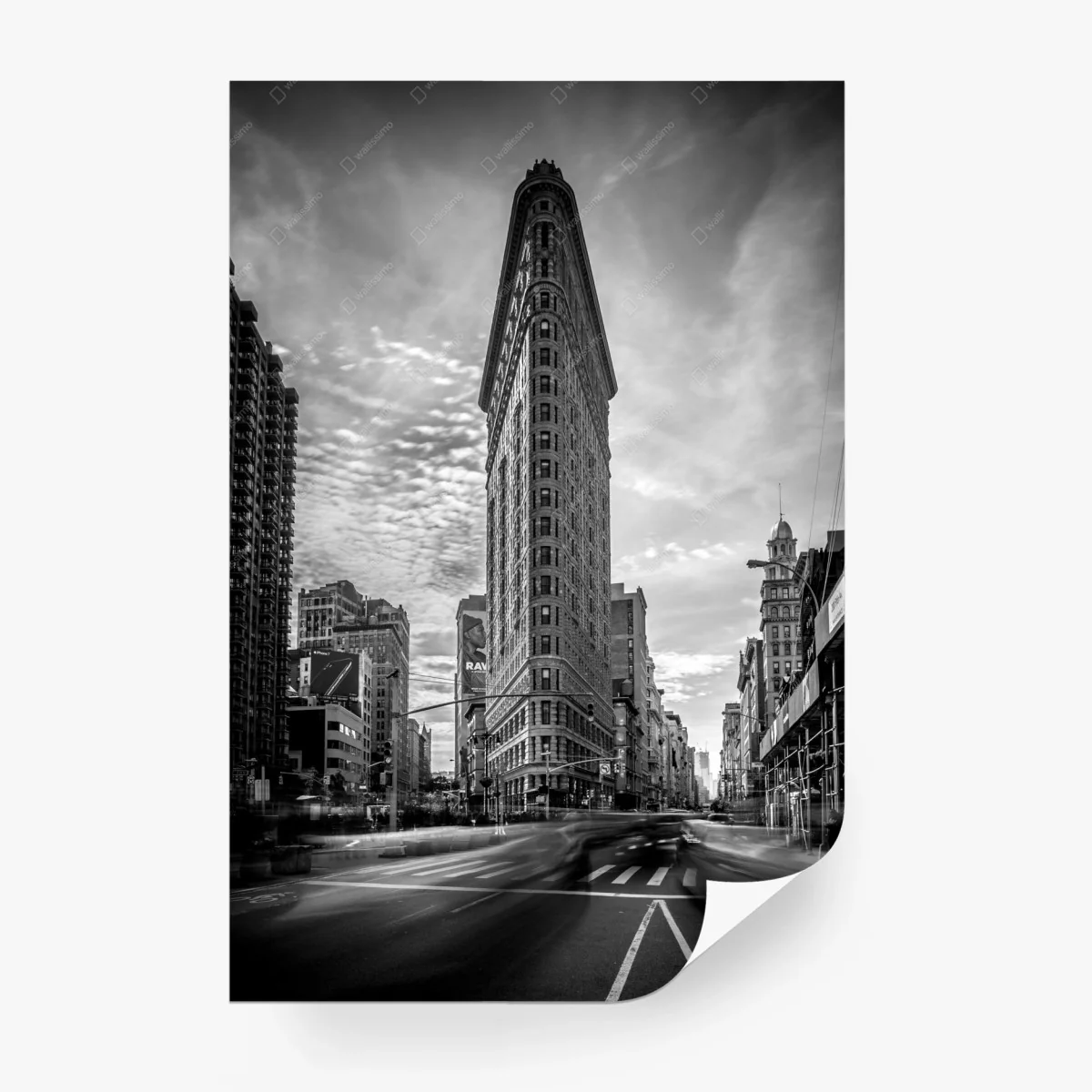 Carta da parati prospettiva verticale del Flatiron a New York • Wallissimo® Carta da parati prospettiva verticale del Flatiron a New York • Wallissimo®