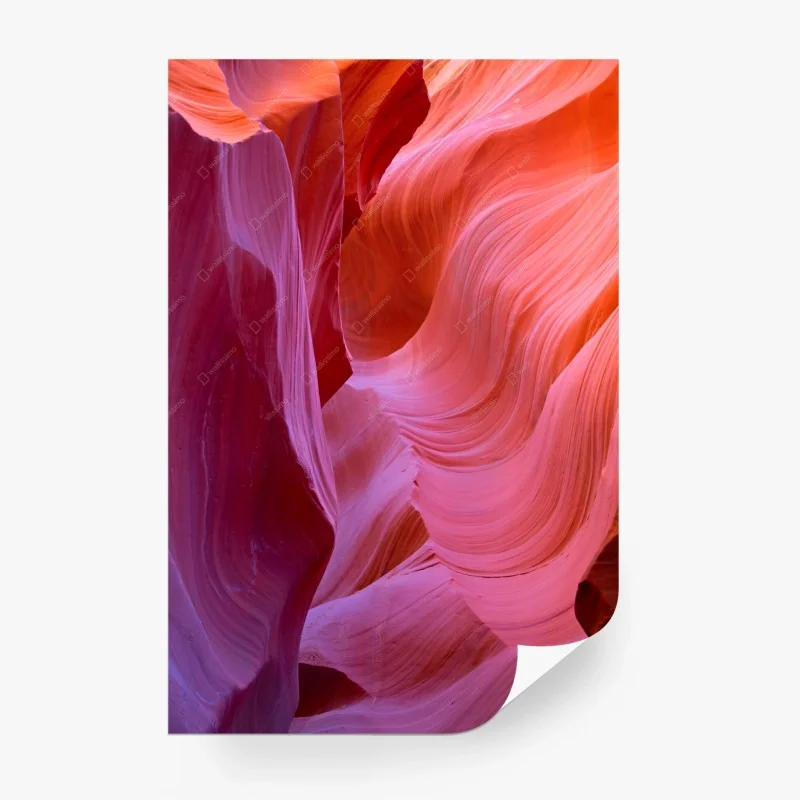 Carta da parati forme scolpite ad Antelope Canyon