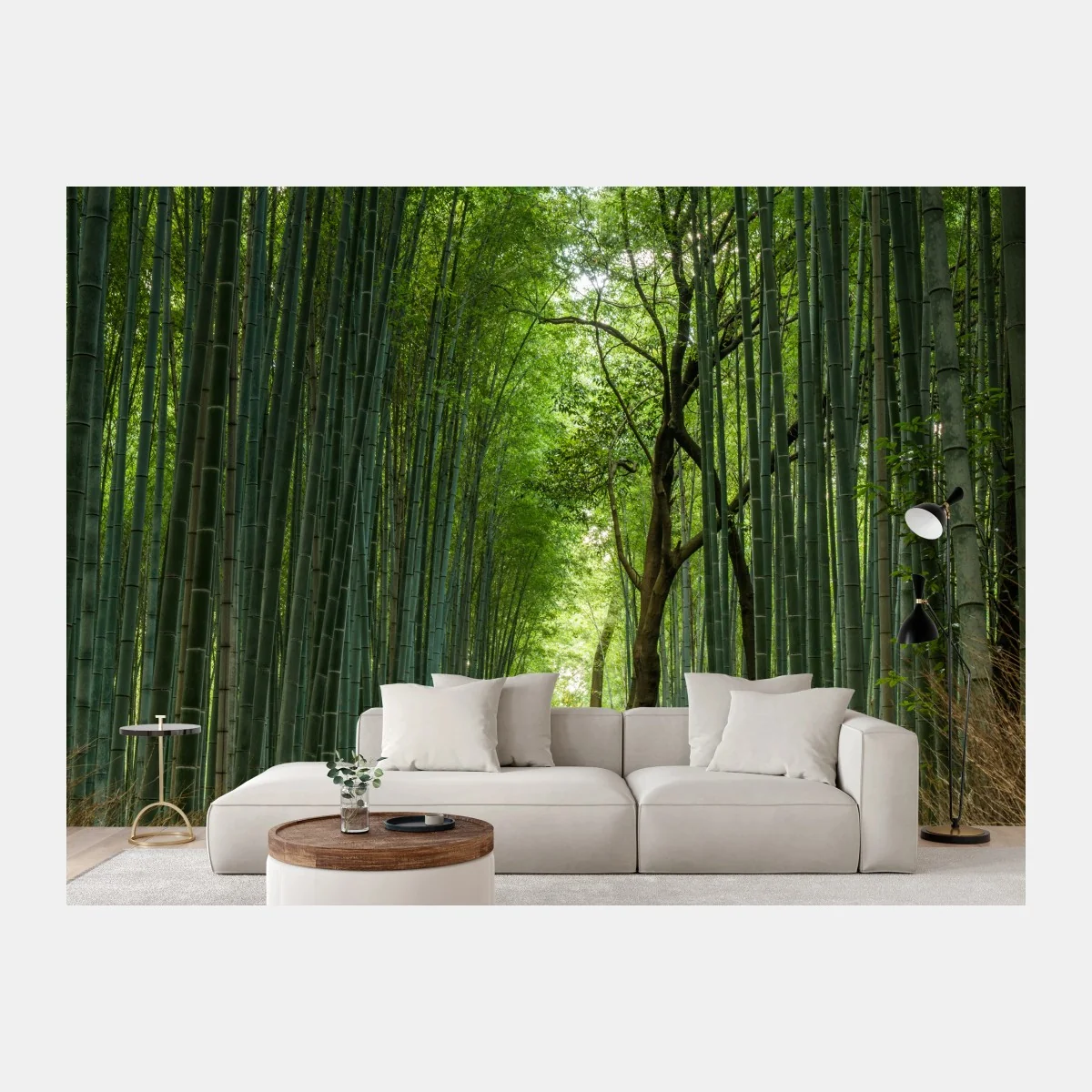 Carta da parati sentiero nella foresta di bambù • Wallissimo® Carta da parati sentiero nella foresta di bambù • Wallissimo®