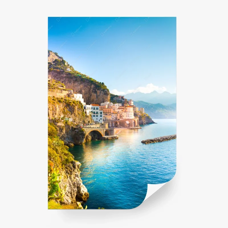 Carta da parati panorama della Costiera Amalfitana