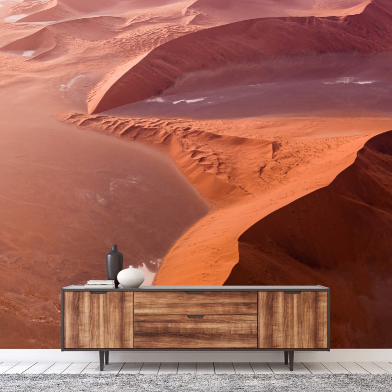 Carta da parati mistiche dune di Sossusvlei, Namibia