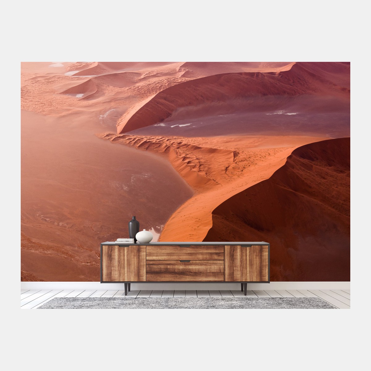 Carta da parati mistiche dune di Sossusvlei, Namibia • Wallissimo®