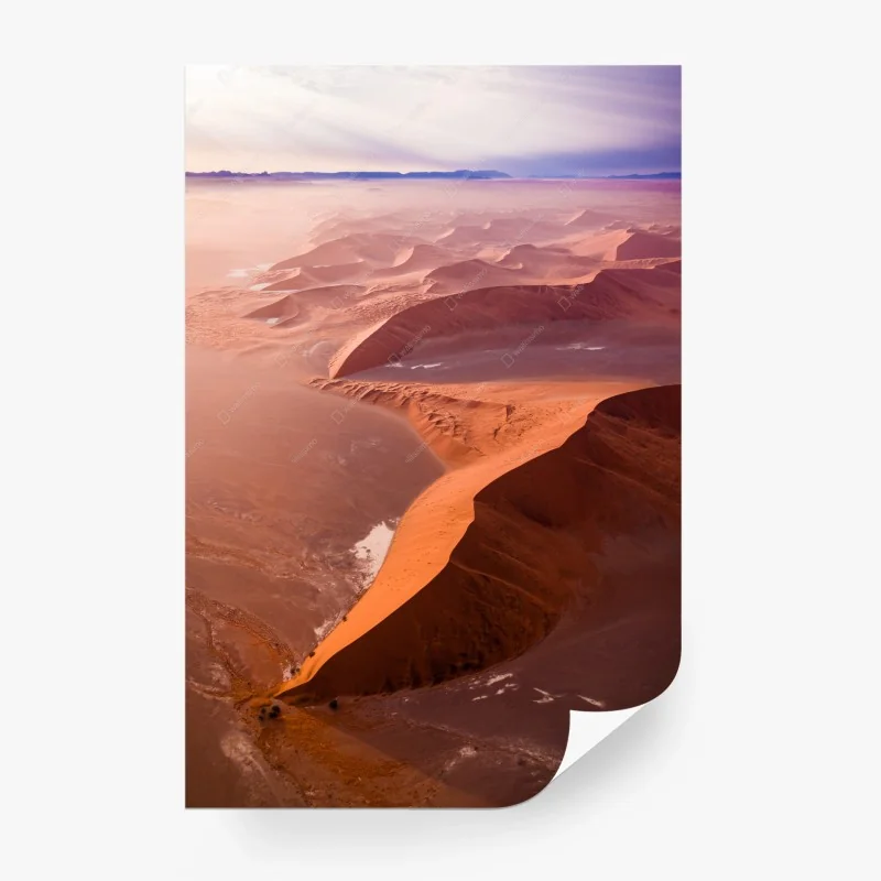 Carta da parati mistiche dune di Sossusvlei, Namibia