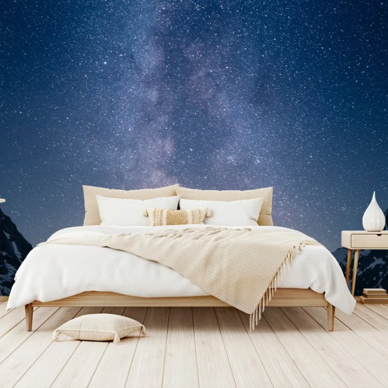 Carta da parati strada verso la Via Lattea