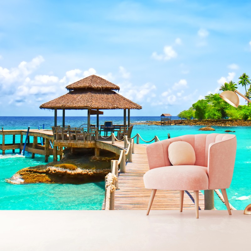 Carta da parati paradiso tropicale a Koh Kood