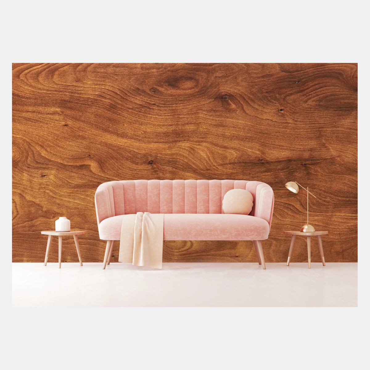 Carta da parati texture di legno caldo con venature decorative • Wallissimo® Carta da parati texture di legno caldo con venature decorative • Wallissimo®