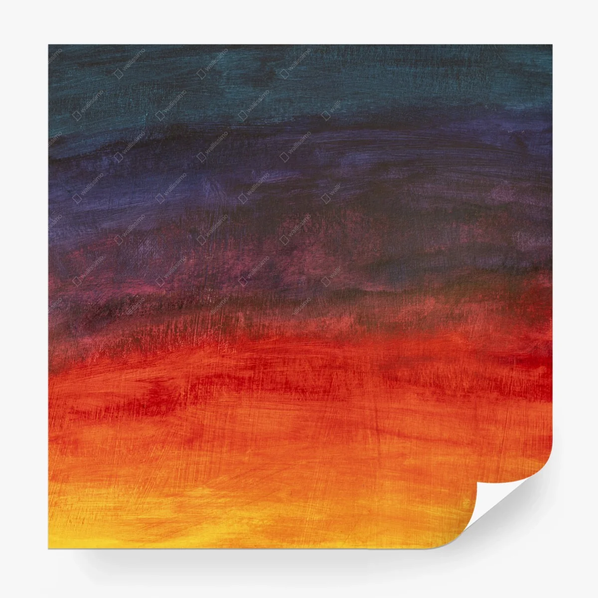 Carta da parati sfumature di tramonto astratto • Wallissimo®