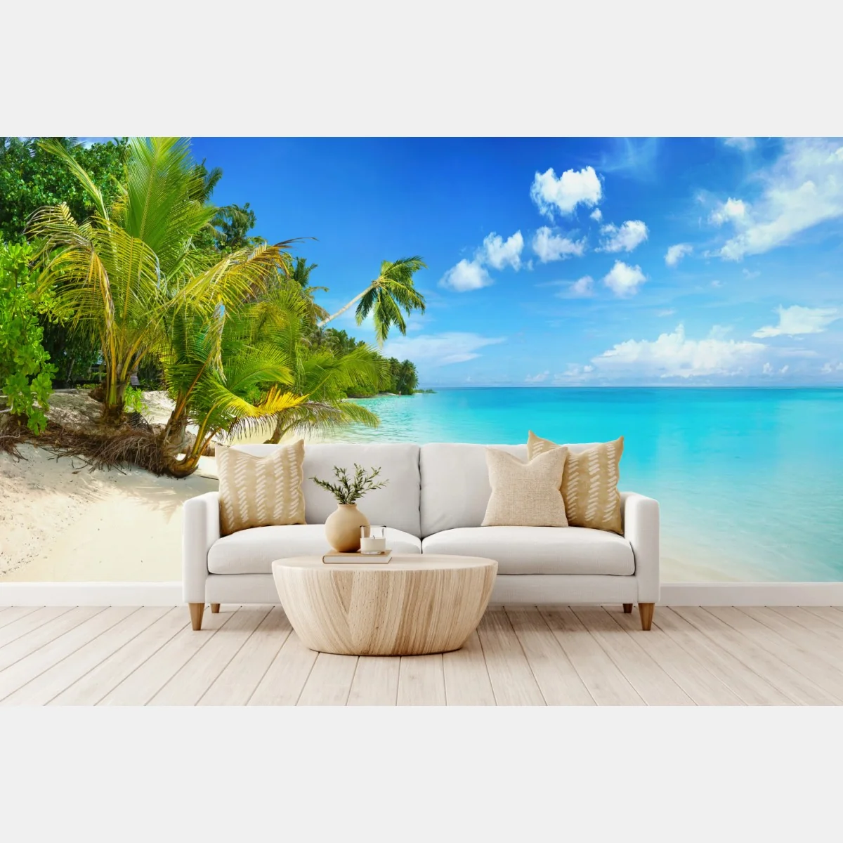 Carta da parati paesaggio paradisiaco delle Maldive • Wallissimo® Carta da parati paesaggio paradisiaco delle Maldive • Wallissimo®