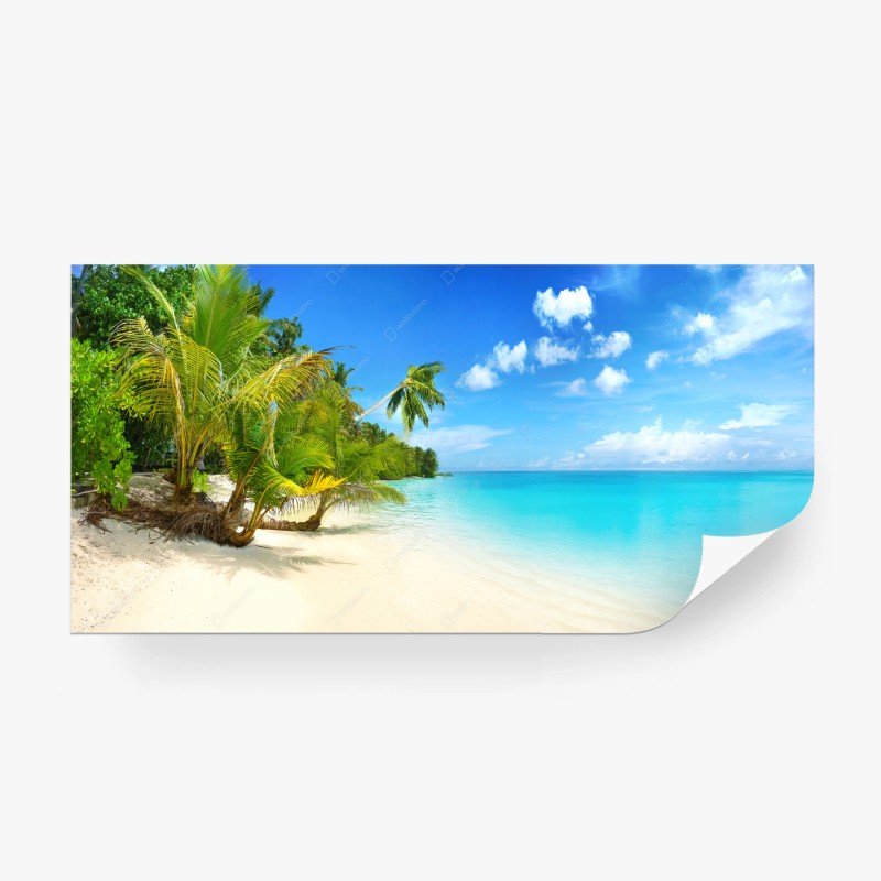 Carta da parati paesaggio paradisiaco delle Maldive • Wallissimo® Carta da parati paesaggio paradisiaco delle Maldive • Wallissimo®