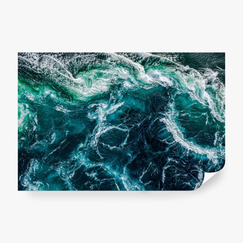 Carta da parati vortici di Saltstraumen: danza delle acque