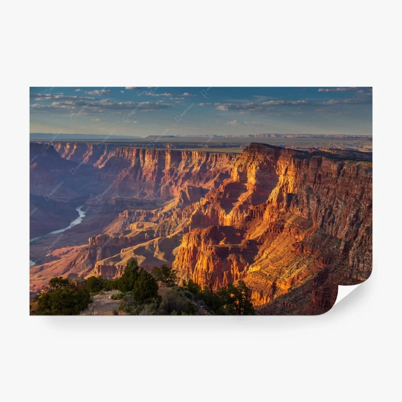 Carta da parati tramonto sul Grand Canyon: luce dorata