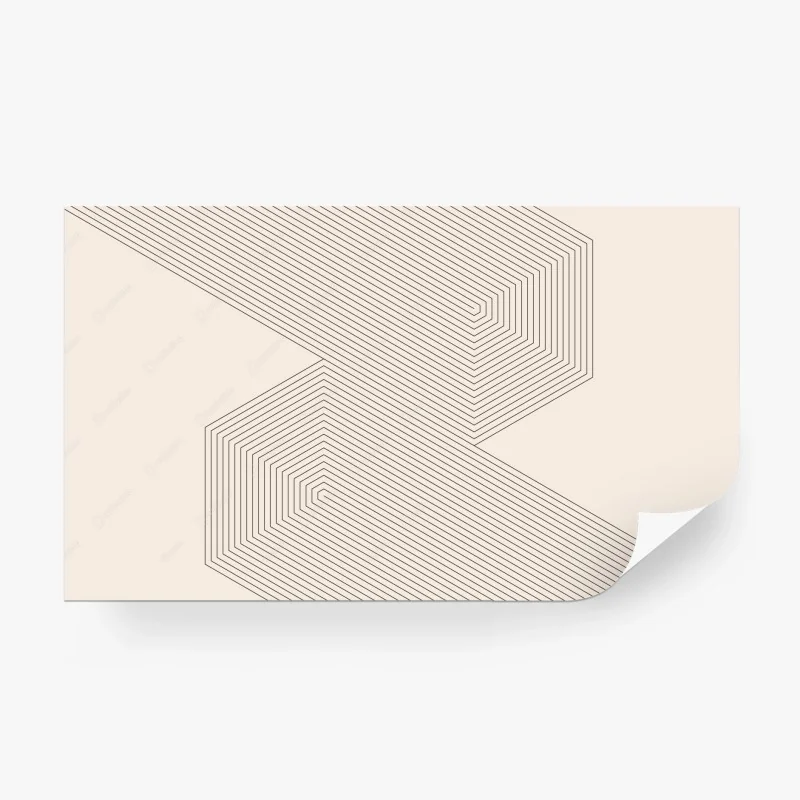 Carta da parati intreccio di linee geometriche