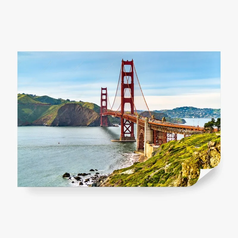 Carta da parati panorama iconico del Golden Gate a San Francisco