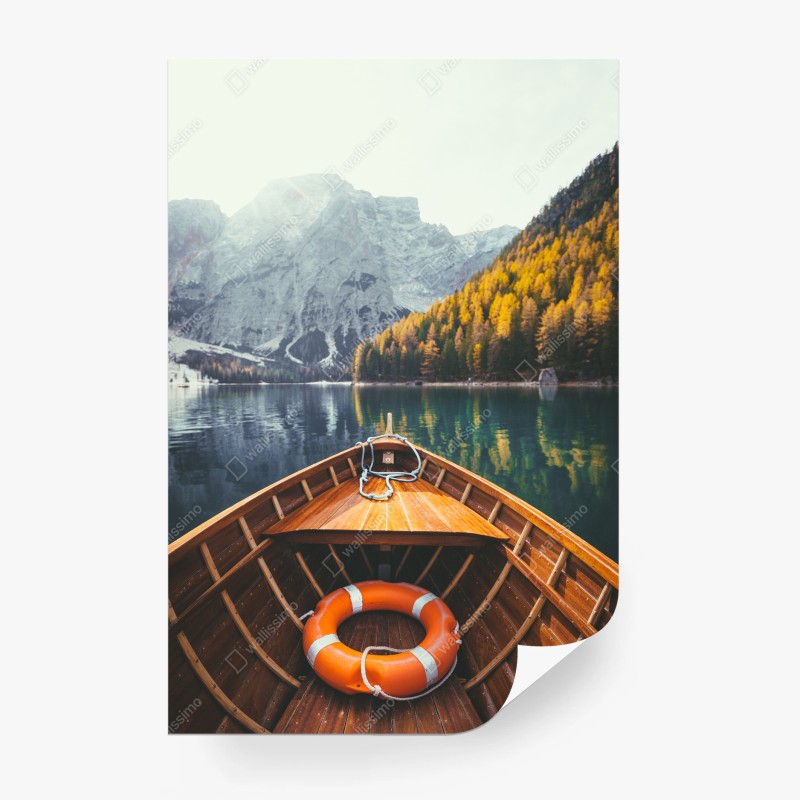 Carta da parati serenità sul Lago di Braies