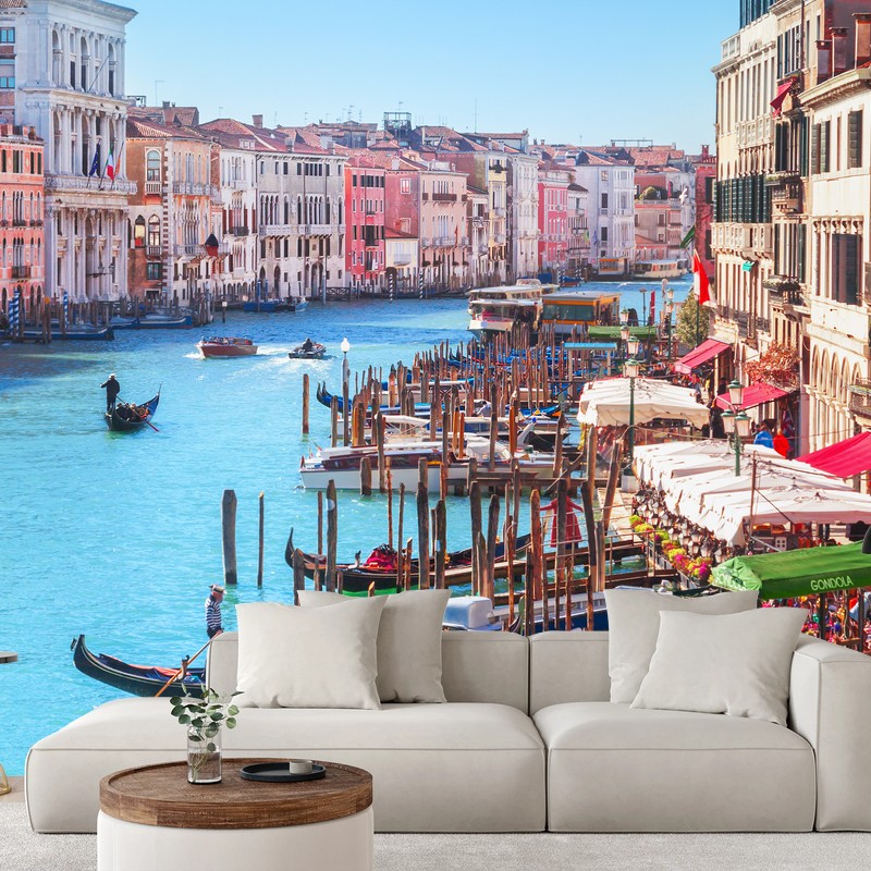 Carta da parati vista sul Canal Grande di Venezia