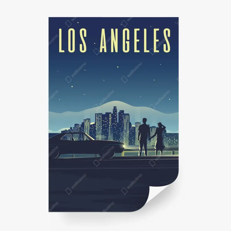 Carta da parati notte romantica a Los Angeles